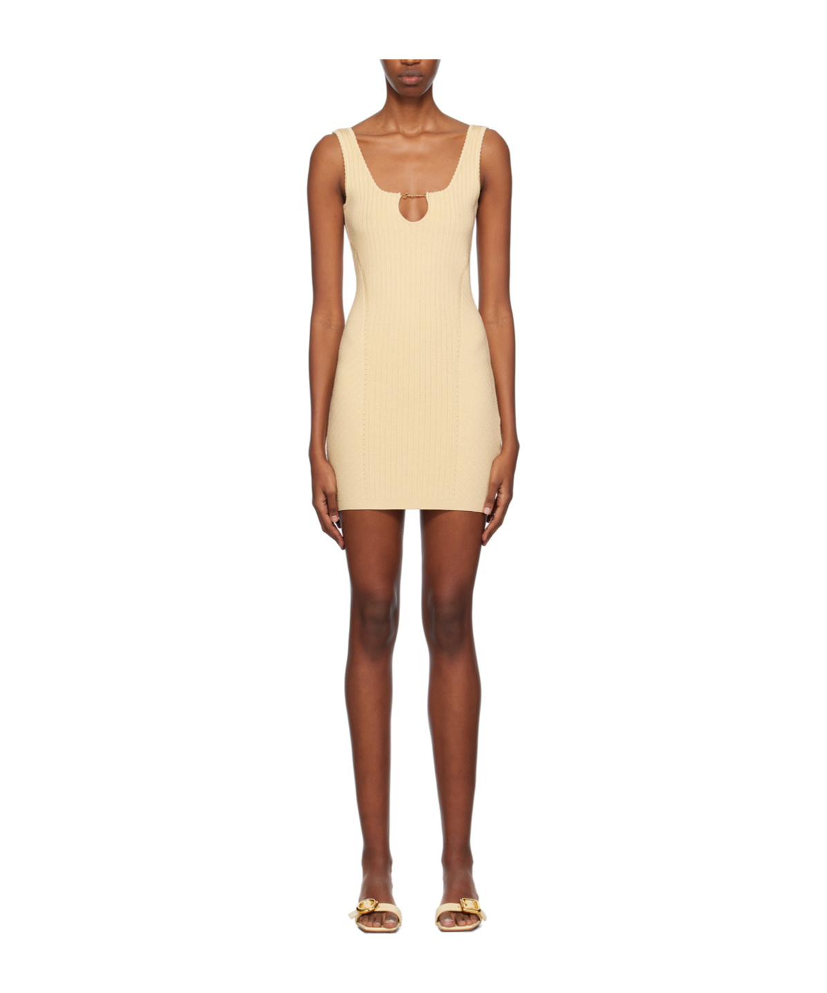 Jacquemus Les Classiques Series La Mini Robe Sierra Dress In Brown