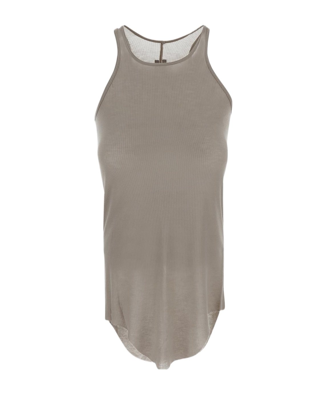 Rick Owens Women Basic Rib Tank In Nude