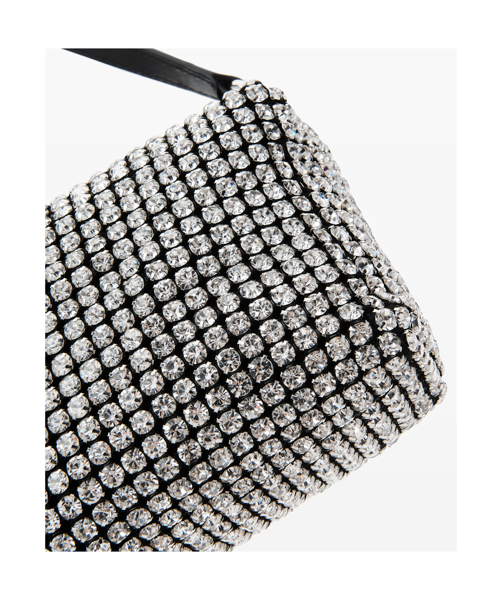 Shop Alexander Wang Heiress Flex Shoulder Bag In White