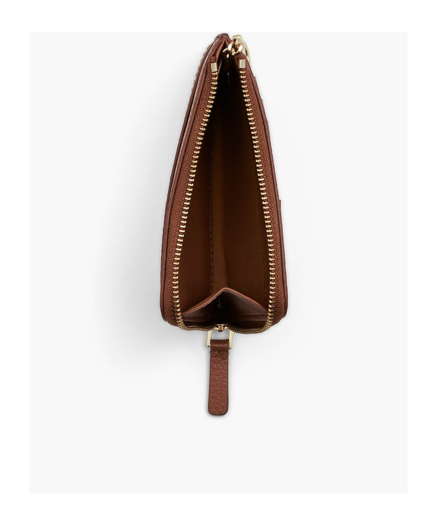 Marc Jacobs Logo Wallet In Brown