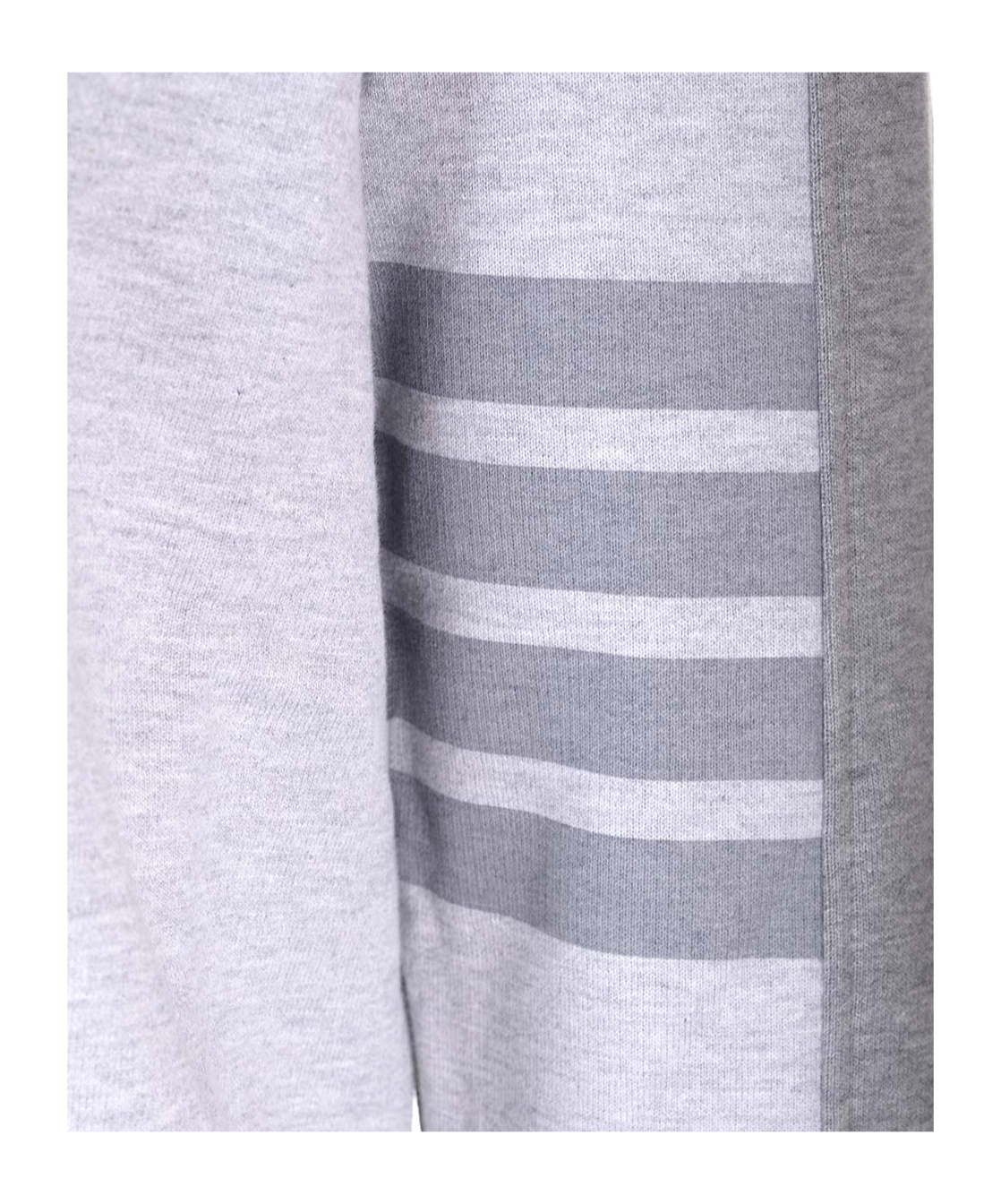 Thom Browne Loopback Jersey Knit 4-bar Crewneck Sweatshirt In White