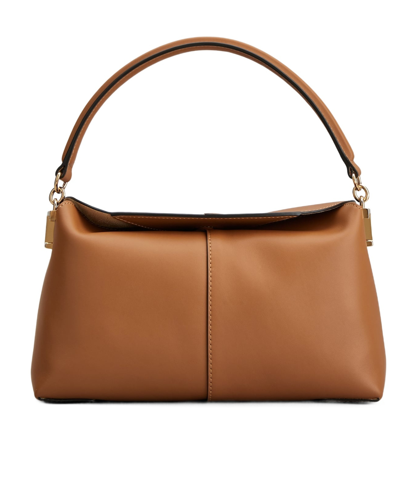 Tod's Logo-plaque Top Handle Bag In Brown