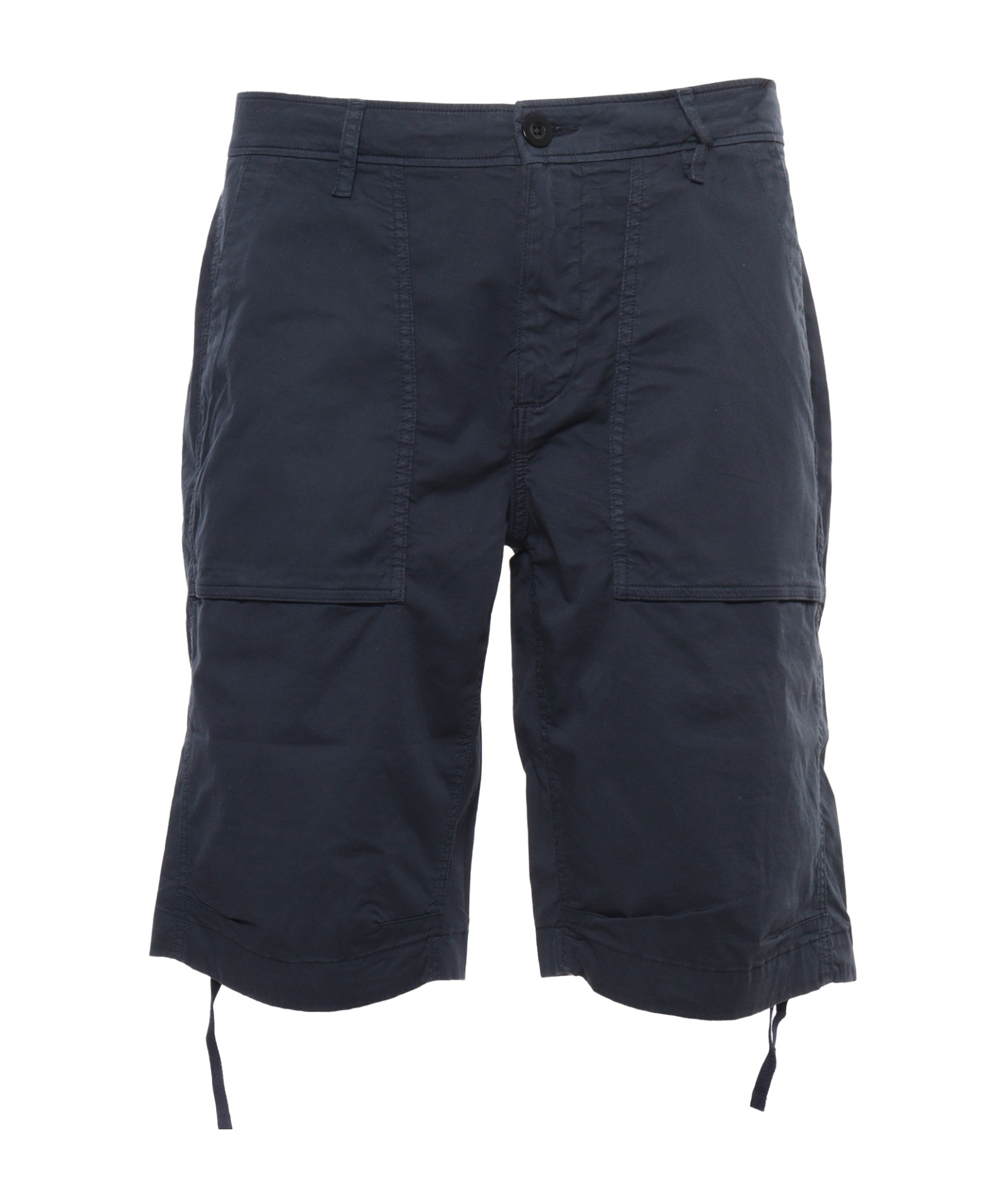 Ten C Blue Bermuda In Black