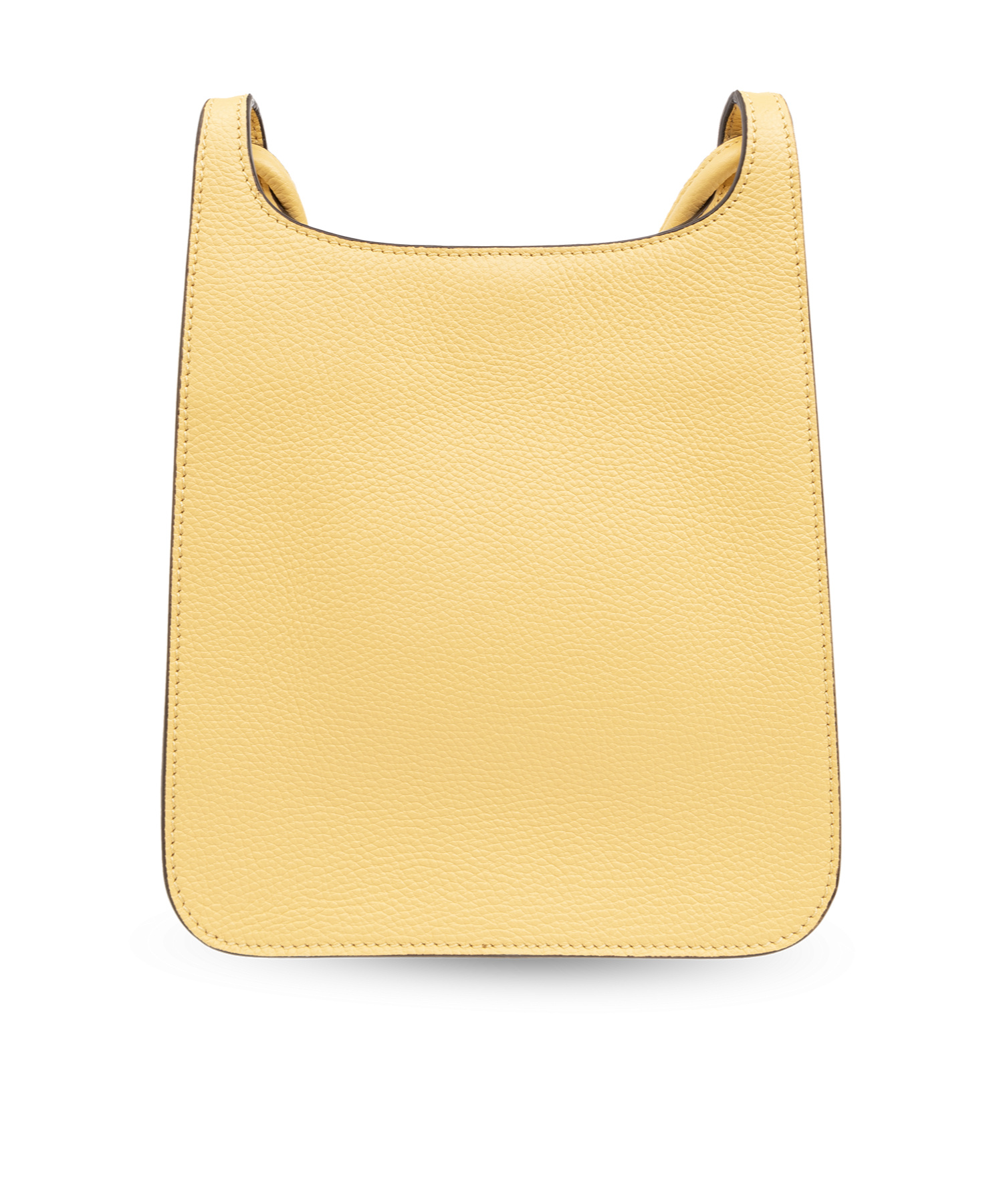 Mcm Yellow Leather Mini Himmel Hobo Crossbody Bag In Yellow