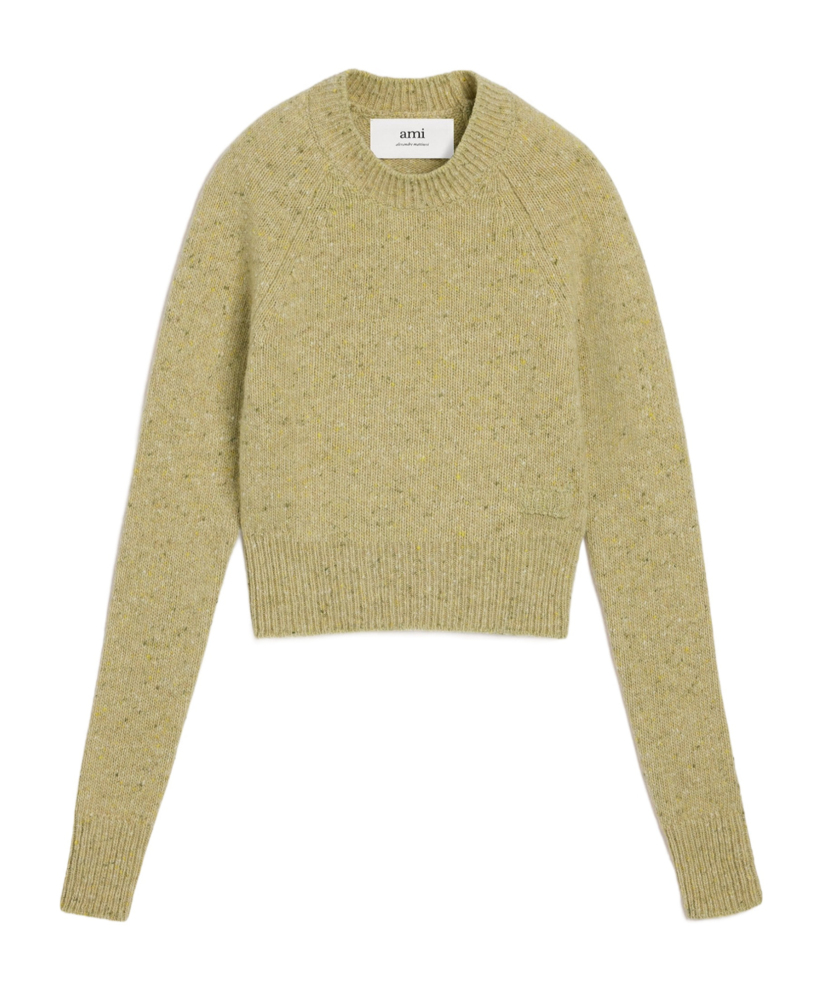 Ami Alexandre Mattiussi Pullover Mit Ami De Coeur-stickerei In Nude