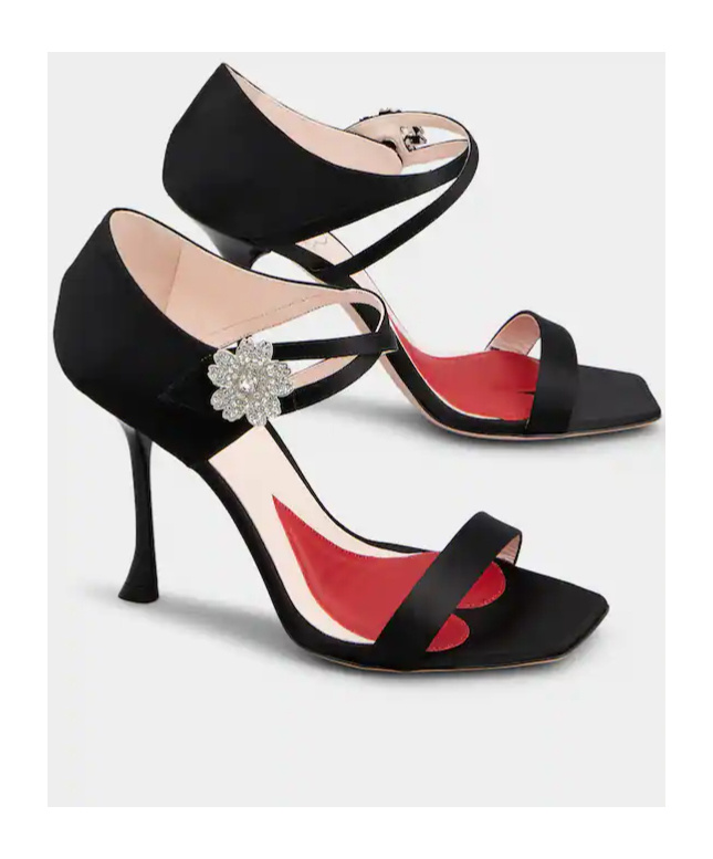 Roger Vivier "vivier Daisy Strass I In Black