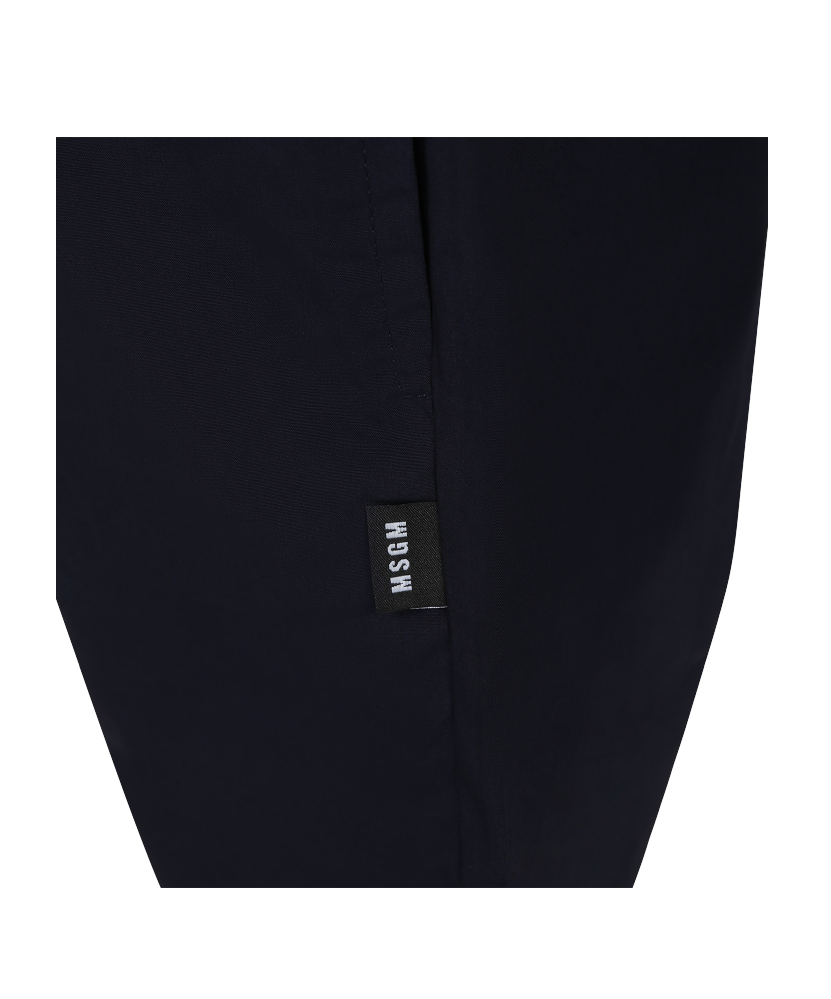 Msgm Logo-embroidered Cotton Bermuda Shorts In Black
