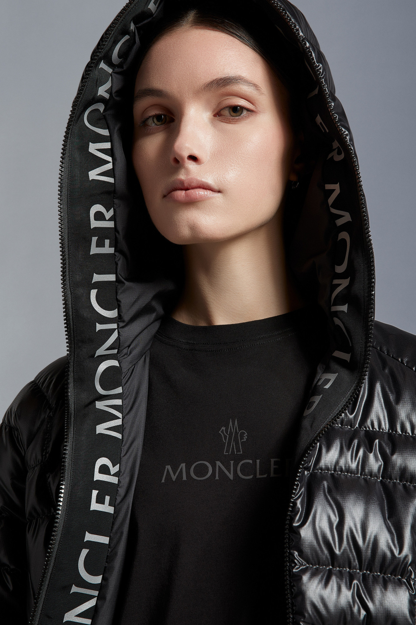 Moncler Narlay Padded Down Jacket In Black