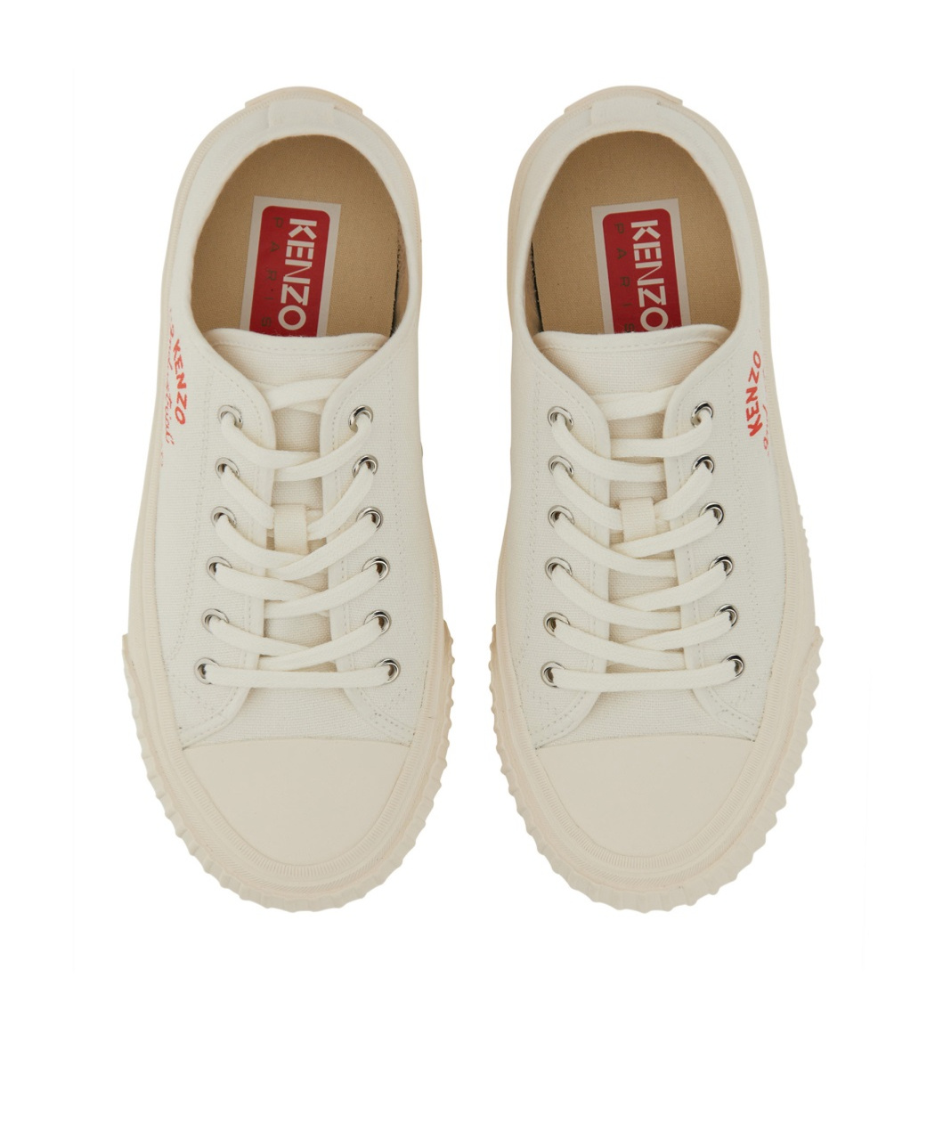 Kenzo Foxy Logo-print Sneakers In White