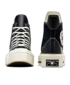 Converse Square Head High Top Casual Shoes In Black