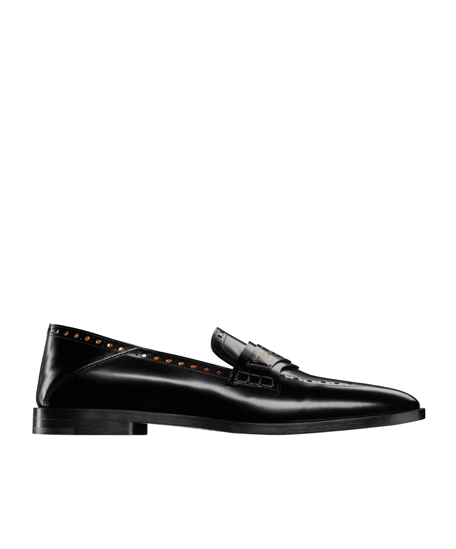 Dior Classic Black Calfskin Loafers For Women In Black