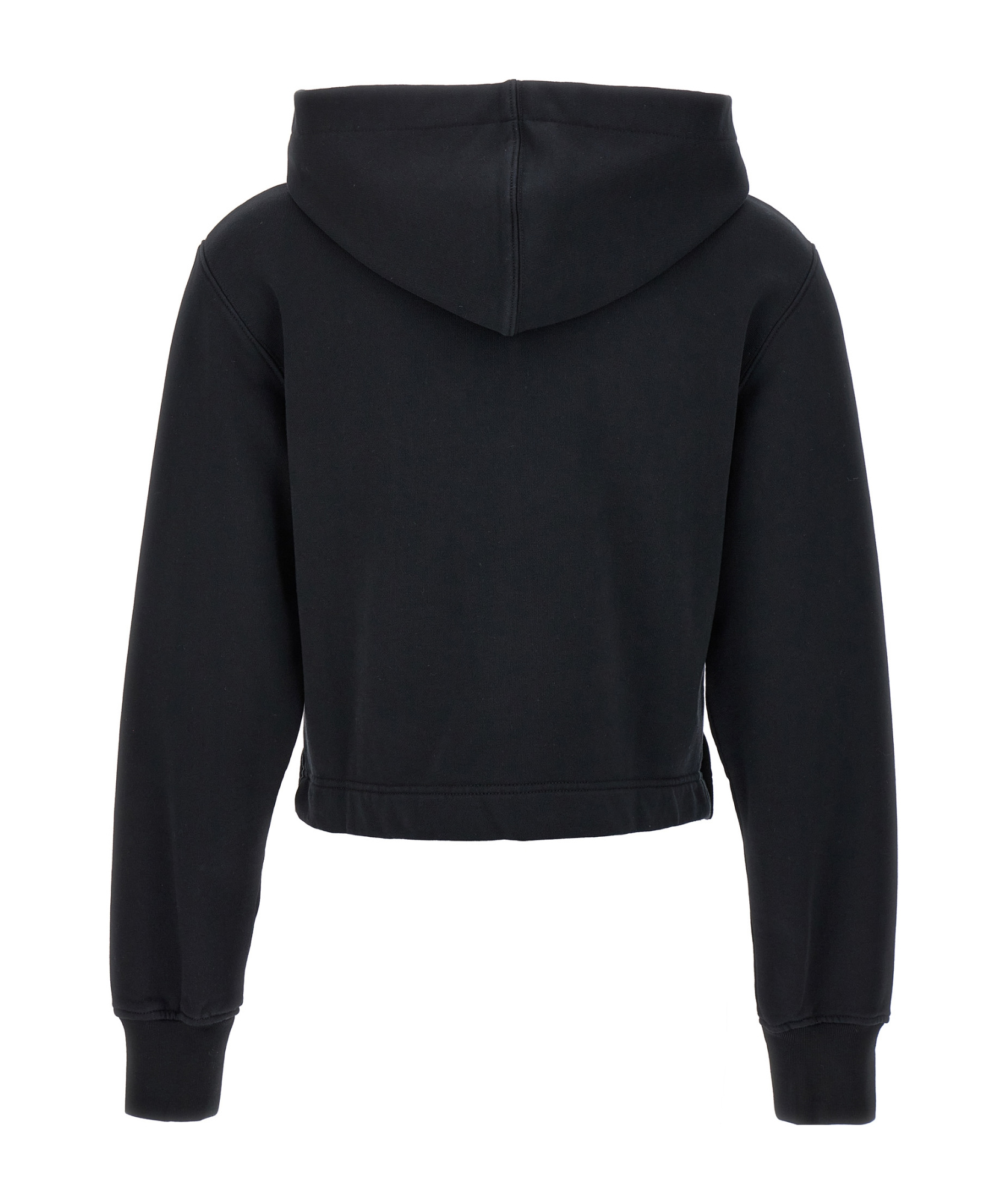 Palm Angels Pa Button Detailed Hoodie In Black