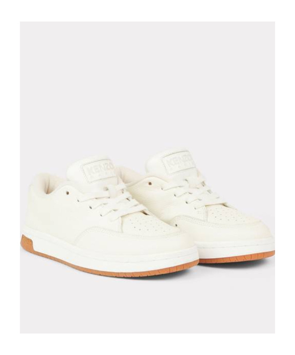 Kenzo Low Upper Board Shoes Decorated With Logo In White