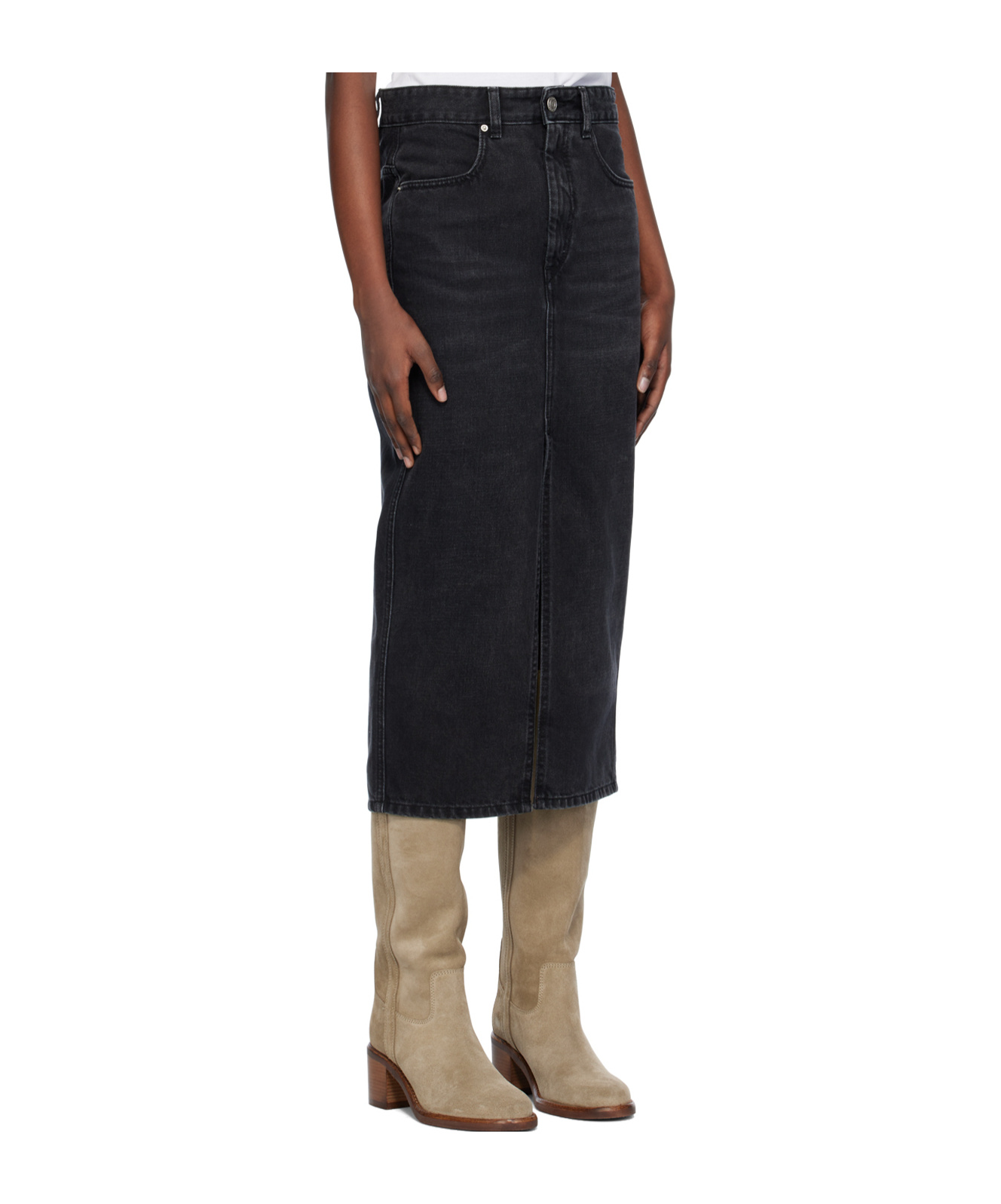 ISABEL MARANT JULICIA DENIM SKIRT