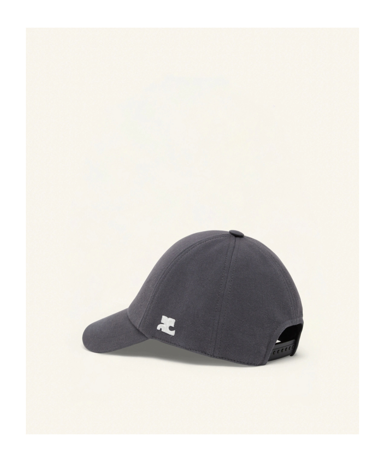 Courrèges Logo Hat In Black