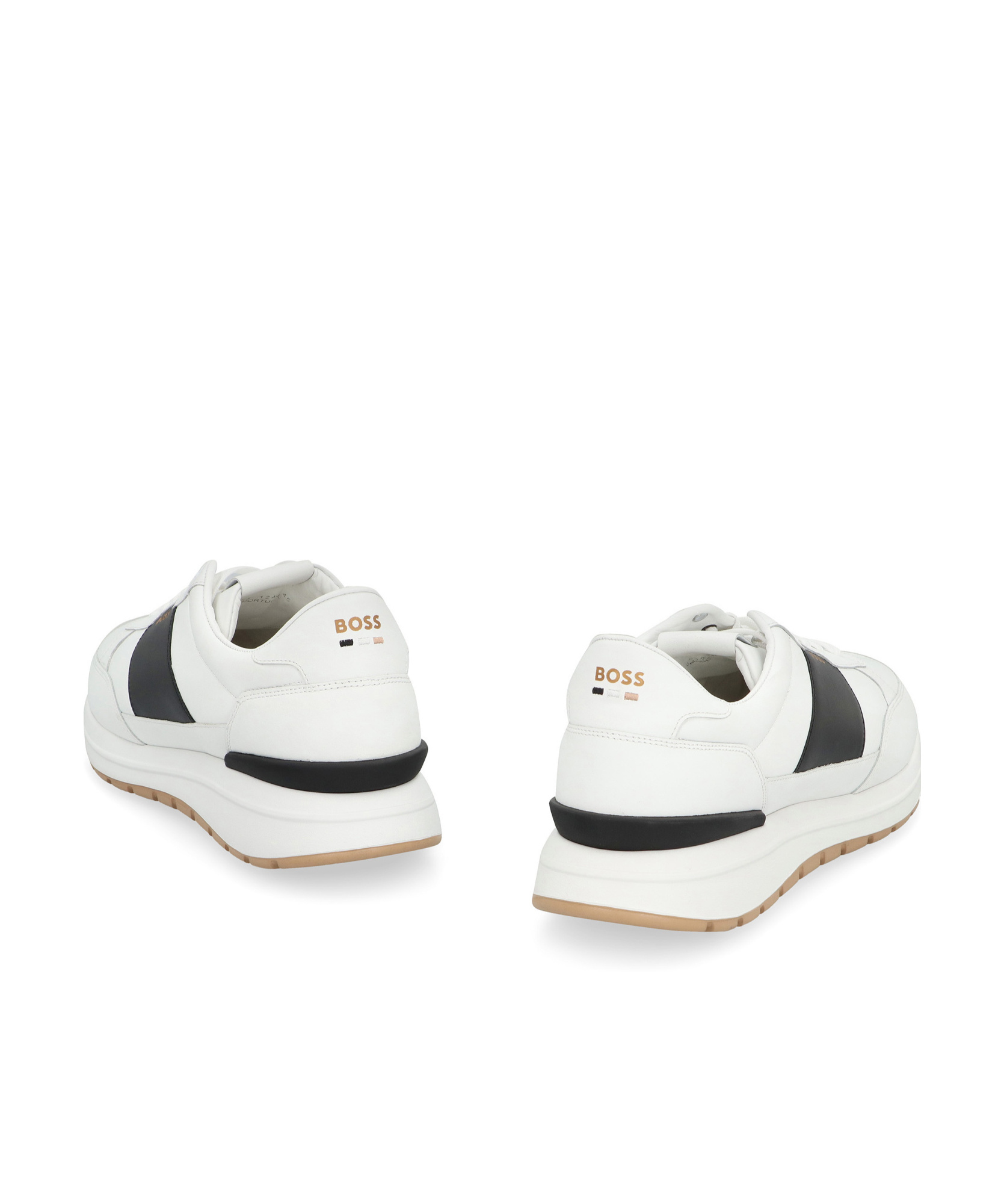 Hugo Boss Boss Jace Leather Low-top Sneakers In White