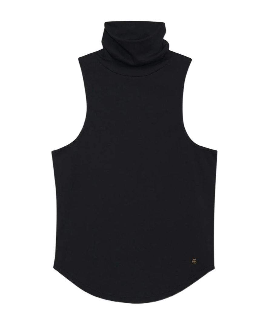 Anine Bing Jennie High-necked Vest In Black