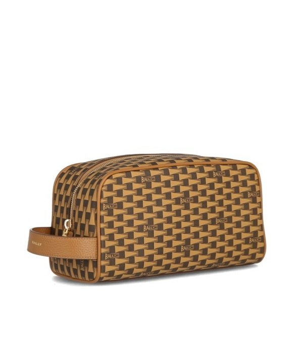 Bally Logo Hand-held Bag In Green