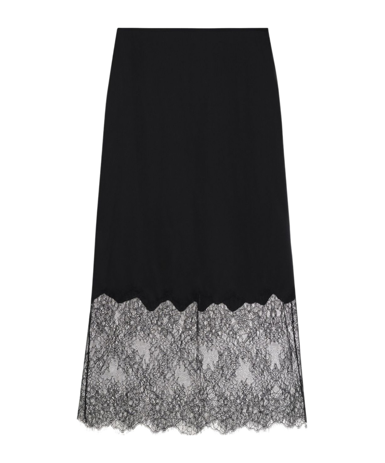 ANINE BING AMELIE LACE DETAIL SKIRT