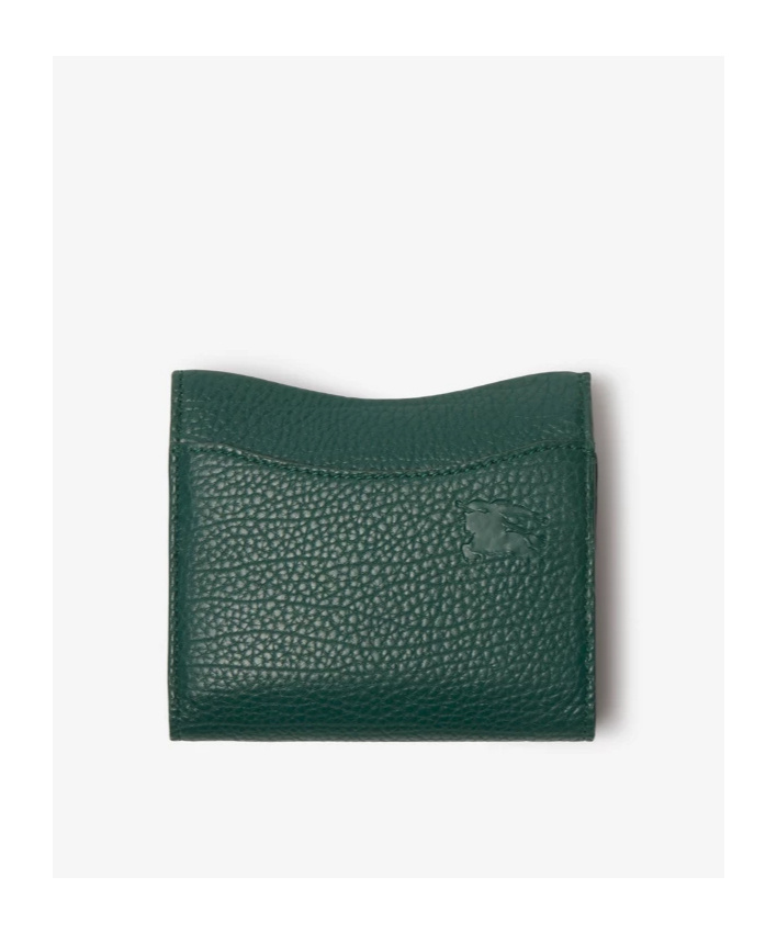 Burberry Rocking Horse Leather Wallet In Green