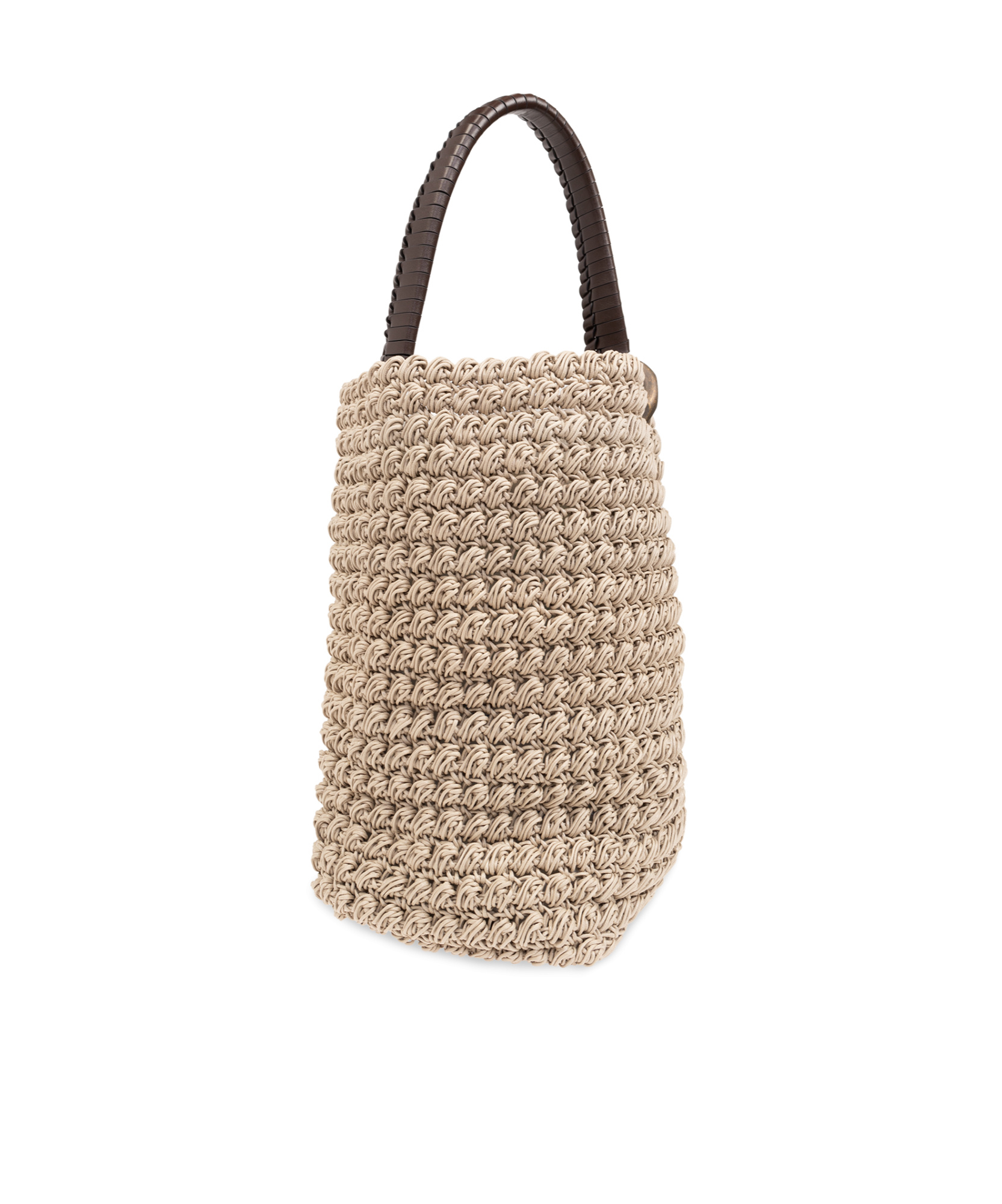 Jw Anderson Large Jwa Corner Bucket Bag In Nude