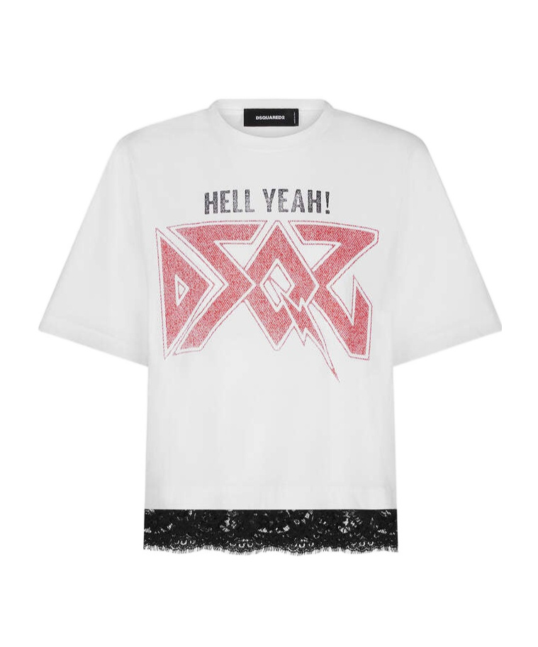 Dsquared2 Short-sleeved T-shirt In White
