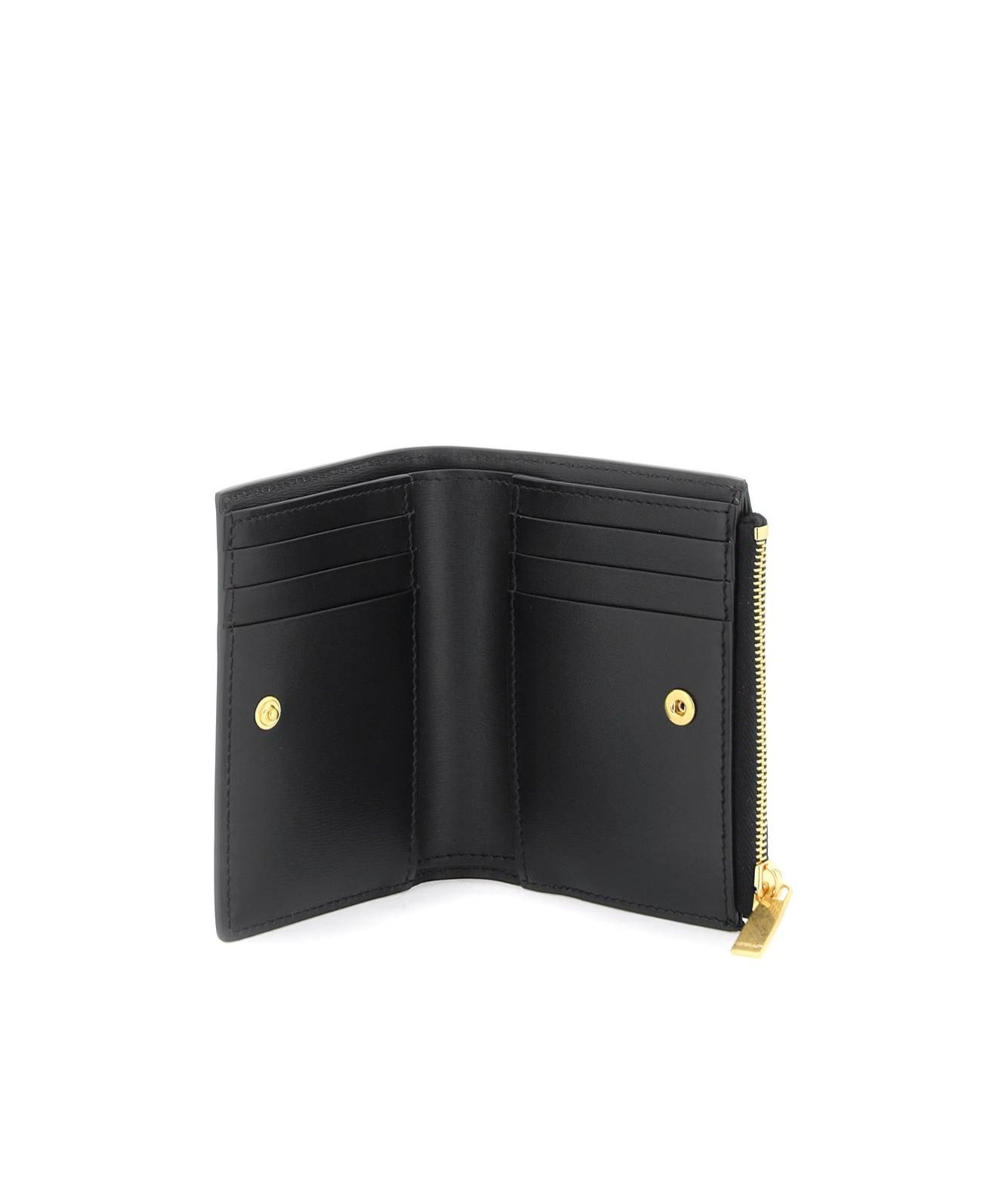 Off-white Arrows-plaque Leather Wallet In Green