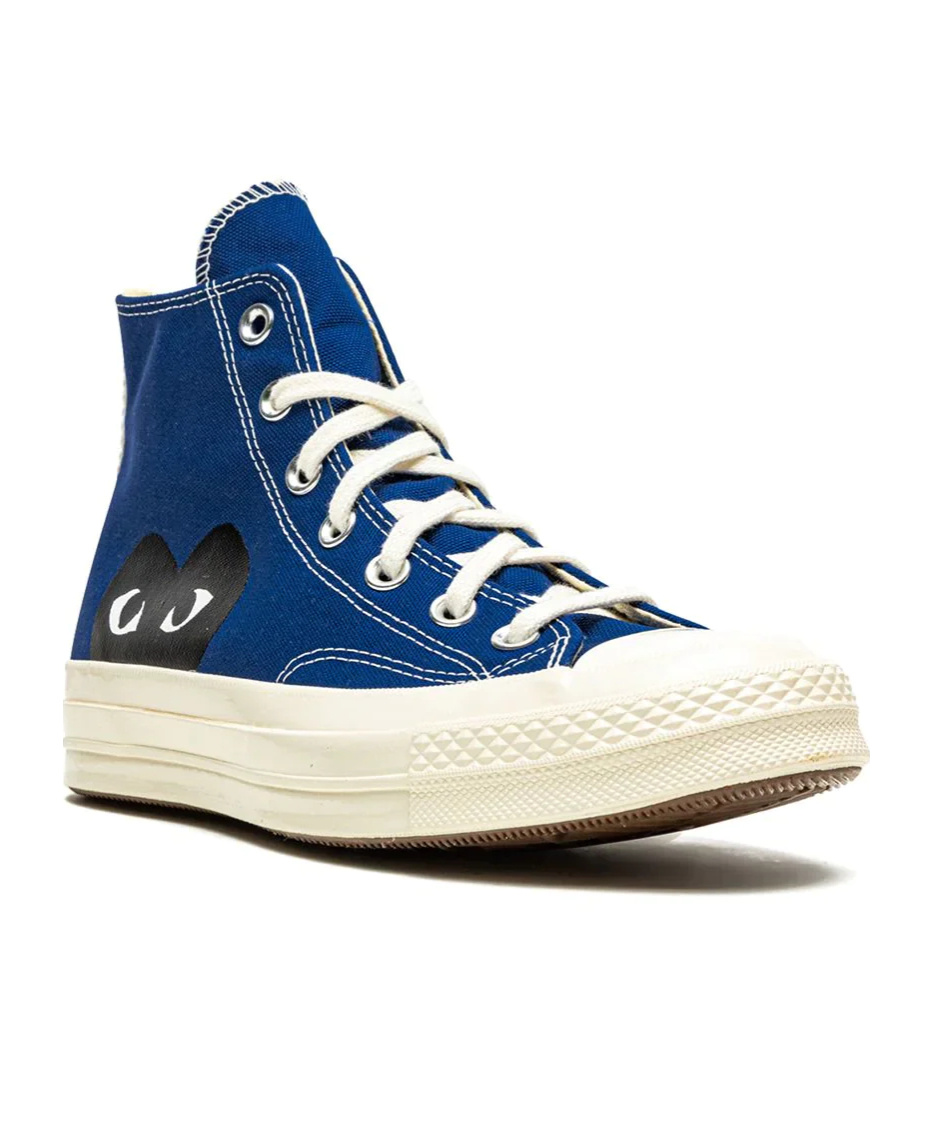 Comme Des Garçons Play Comme Des Garcons Play X Converse Chuck Taylor Logo Logo High Upper Board Shoes In Blue