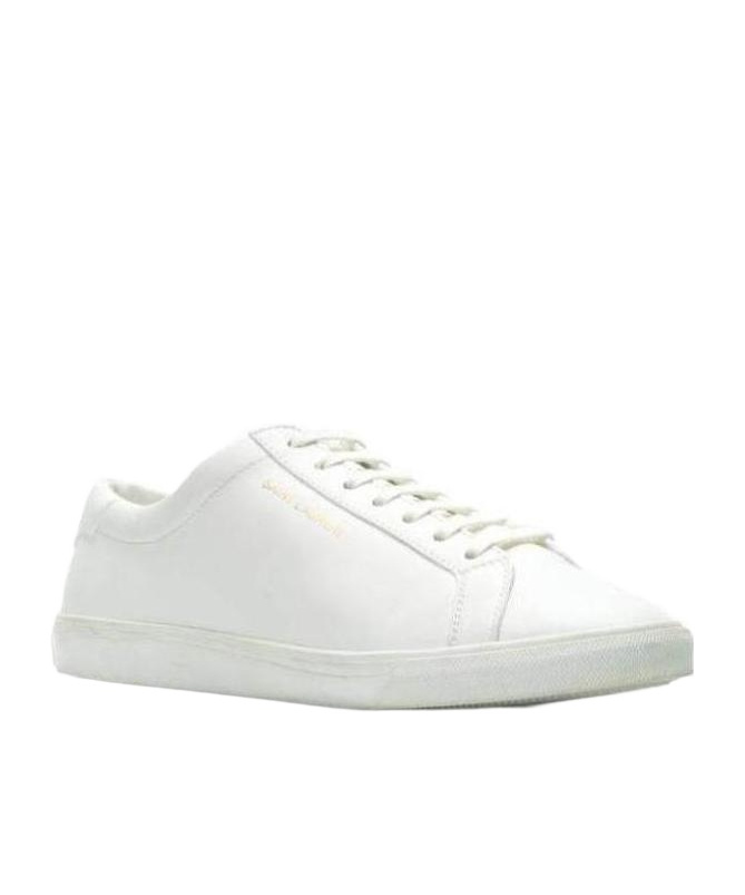 Saint Laurent Andy Low-top Sneakers In White