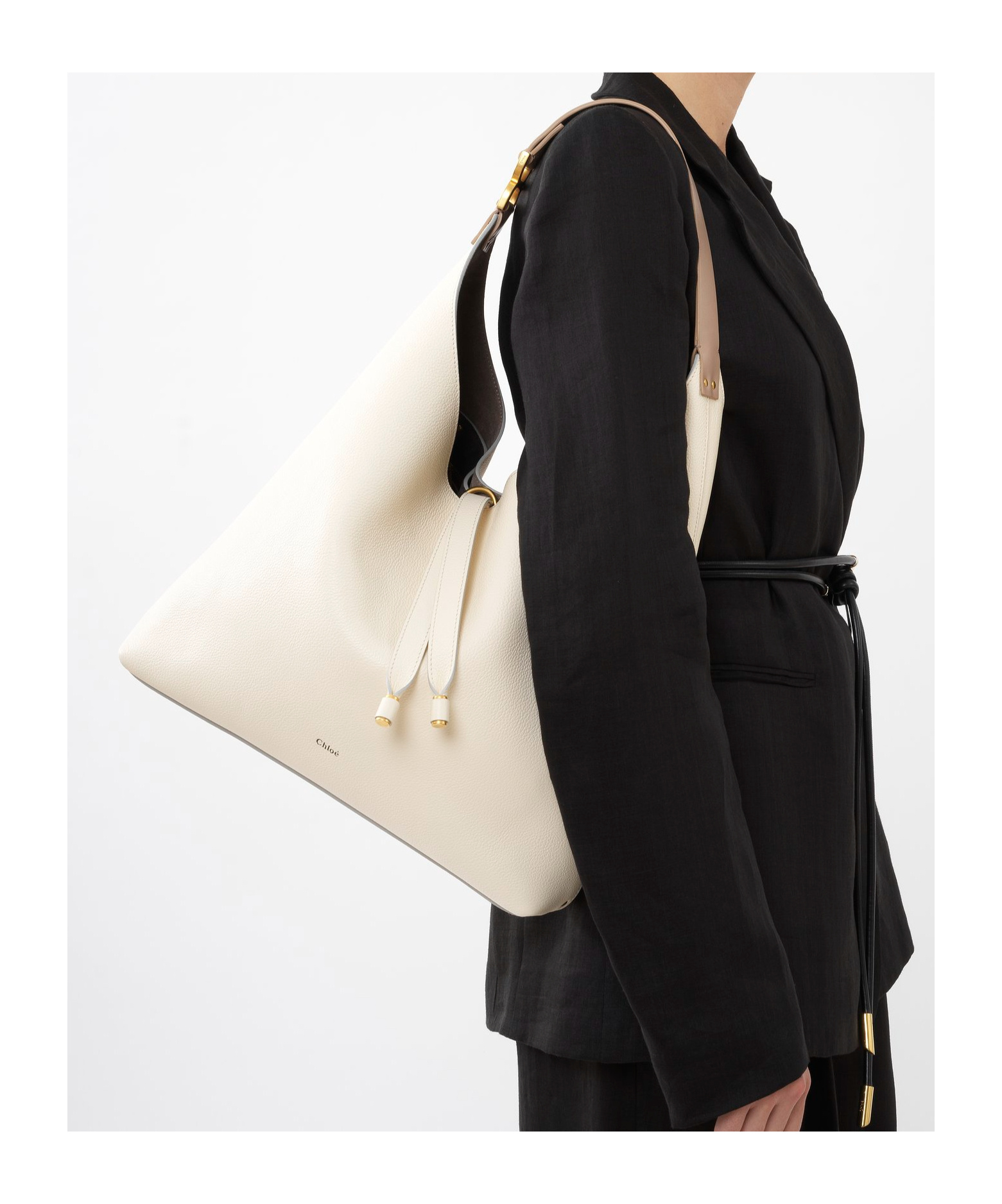 Chloé Off-white Marcie Tote In White