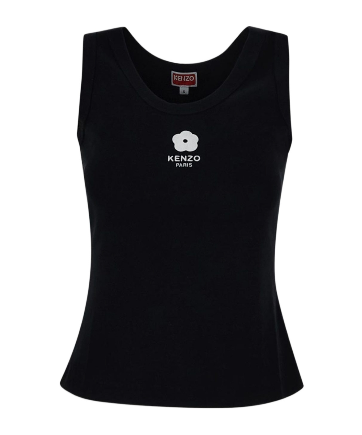 Kenzo Gots Boke Flower 2.0 Embroidered Tank Top In Black
