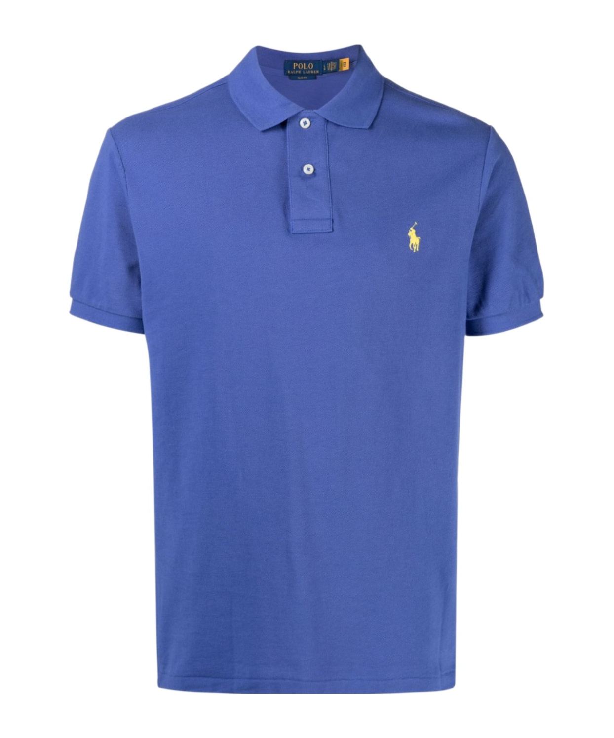 Polo Ralph Lauren Short Sleeve Cotton Polo Shirt In Blue