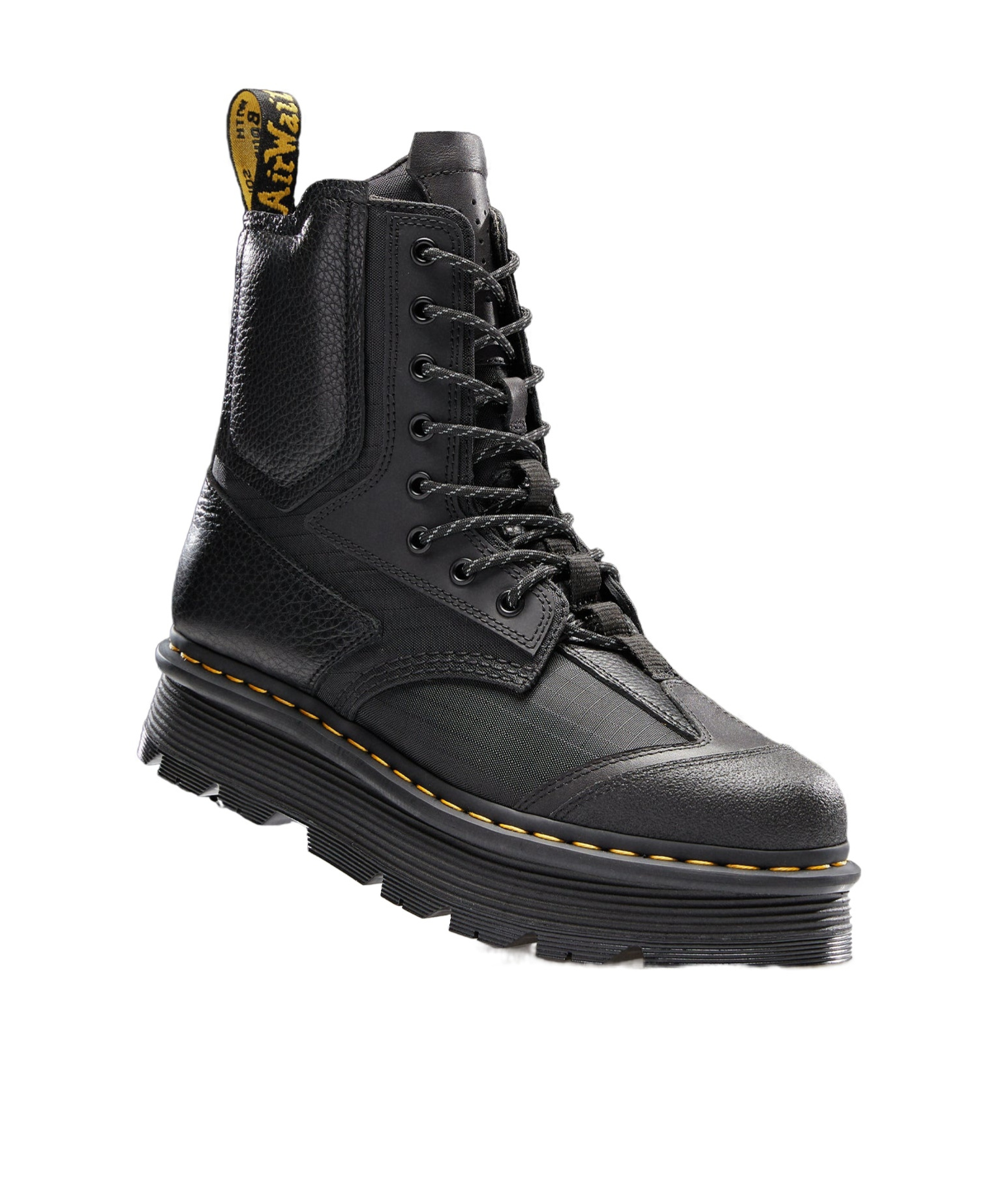Dr. Martens' 1460 Beta Zebzag Boots In Black