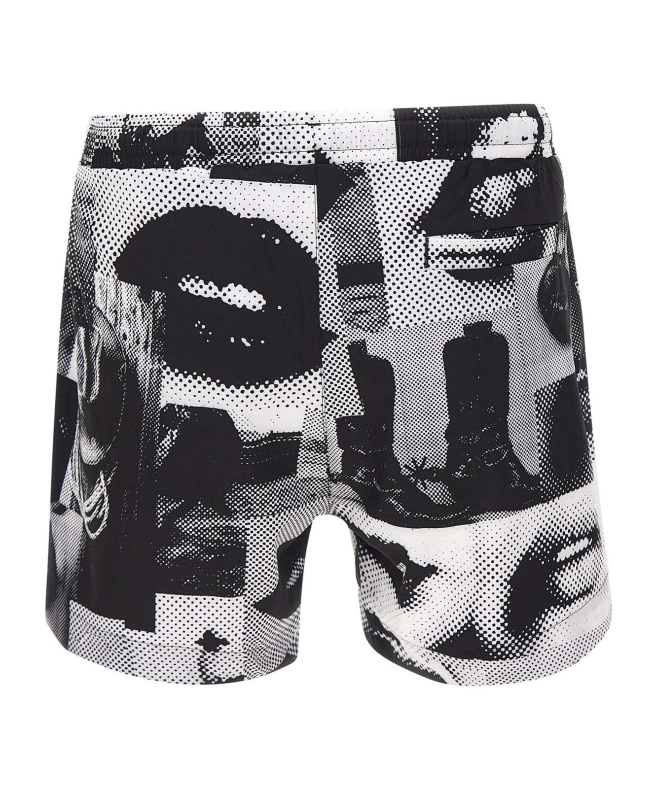 Hugo Boss Printed Shorts In Black