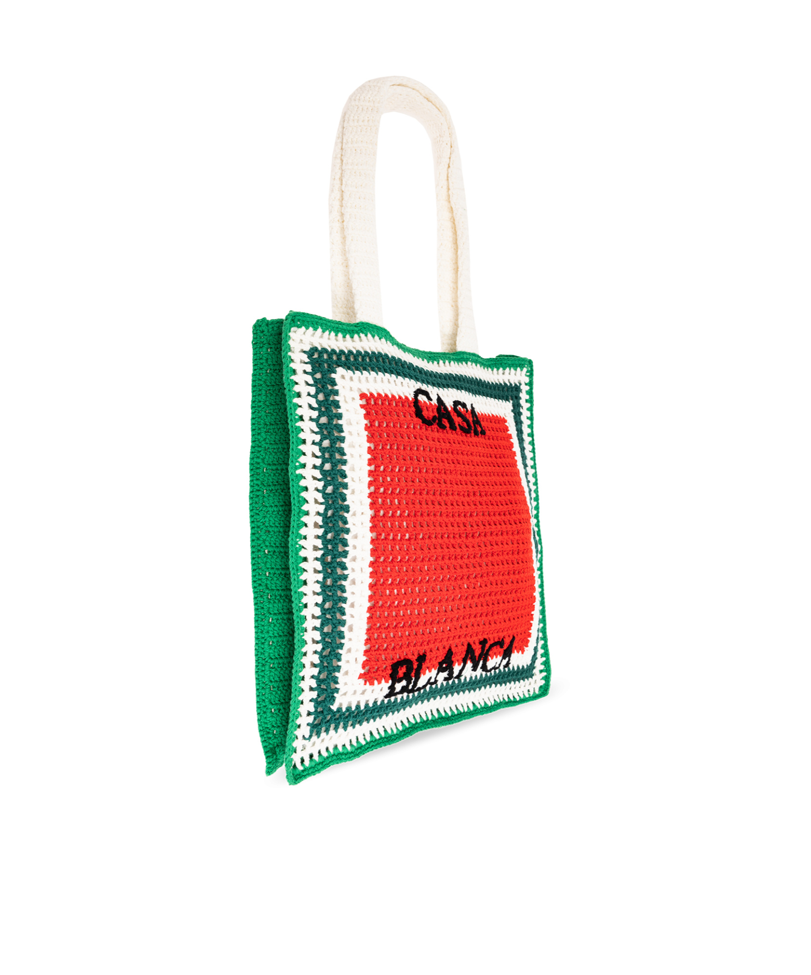 CASABLANCA ATLANTIS CROCHET TOTE BAG 