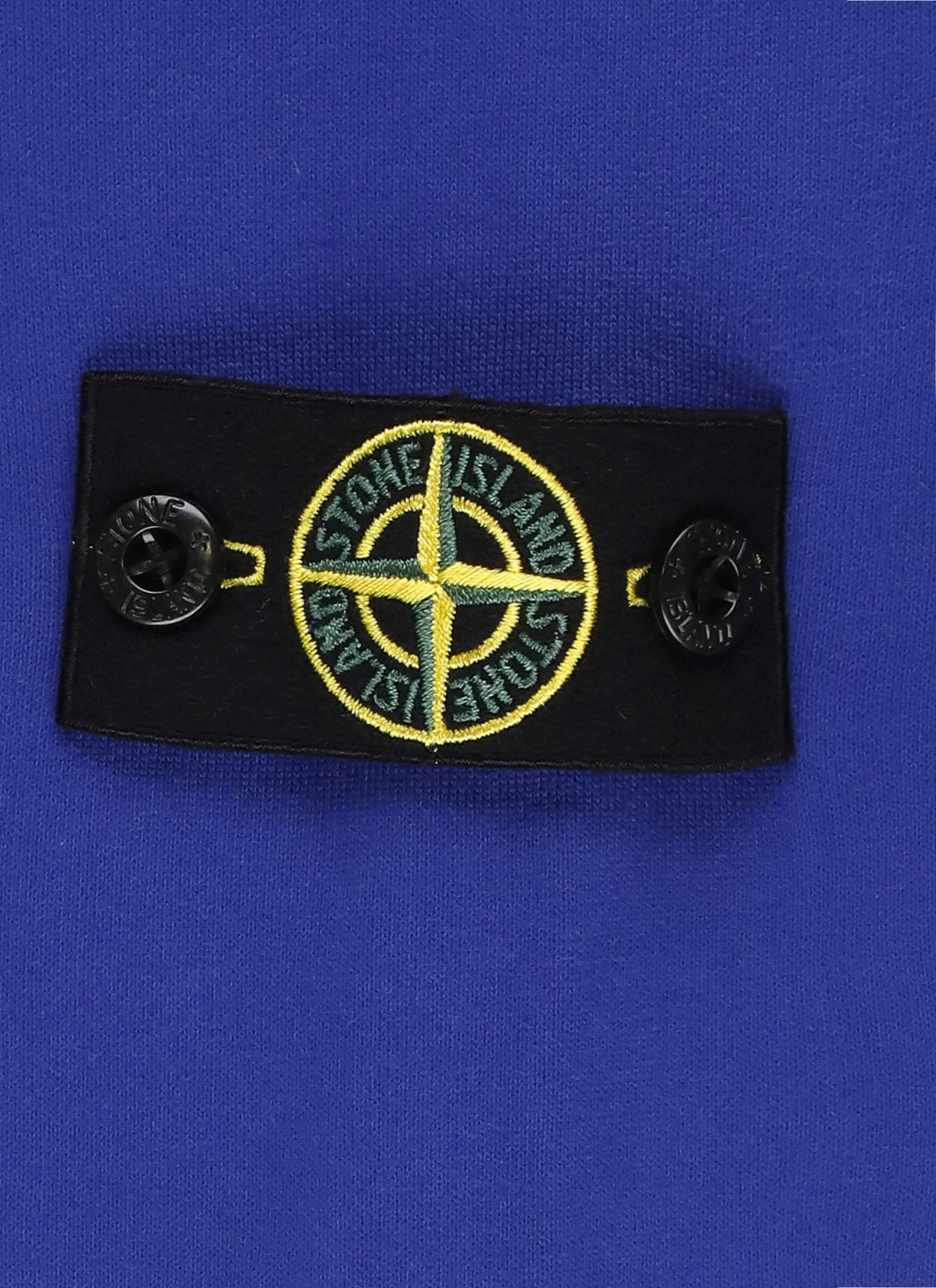 Stone Island Compass-badge Zip-up Hoodie In Blue