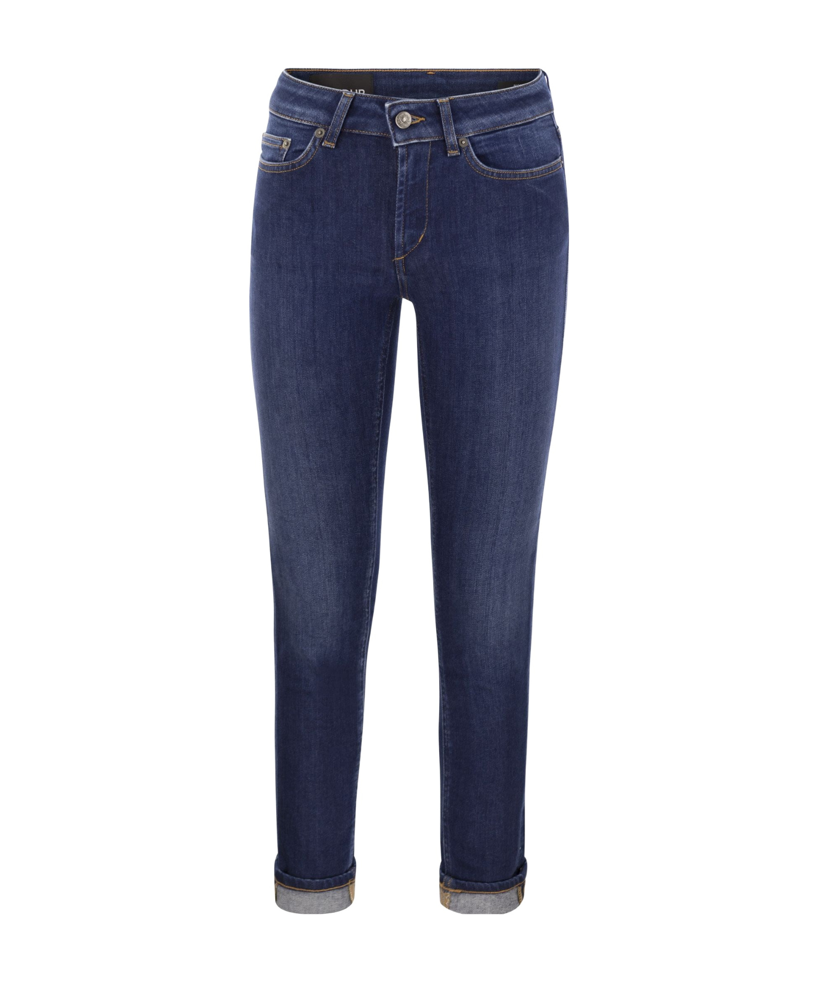 Dondup Monroe Five Pocket Skinny Fit Jeans In Blue