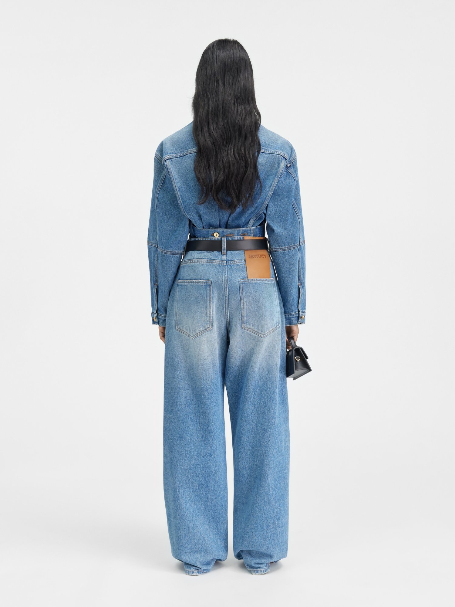 Jacquemus Le De-nîmes Large In Blue