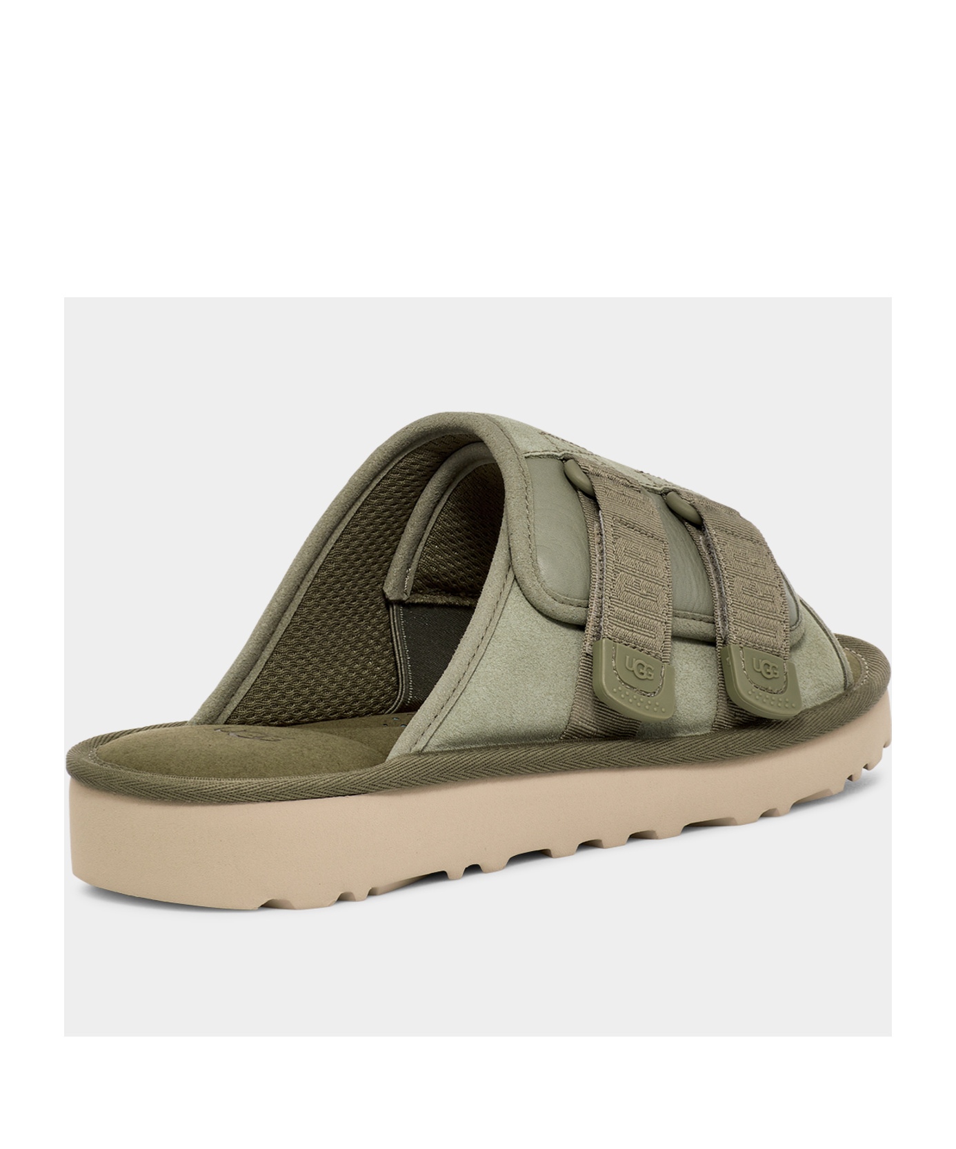 Ugg Goldencoast Strap Slide 'shaded Clover' In Nude