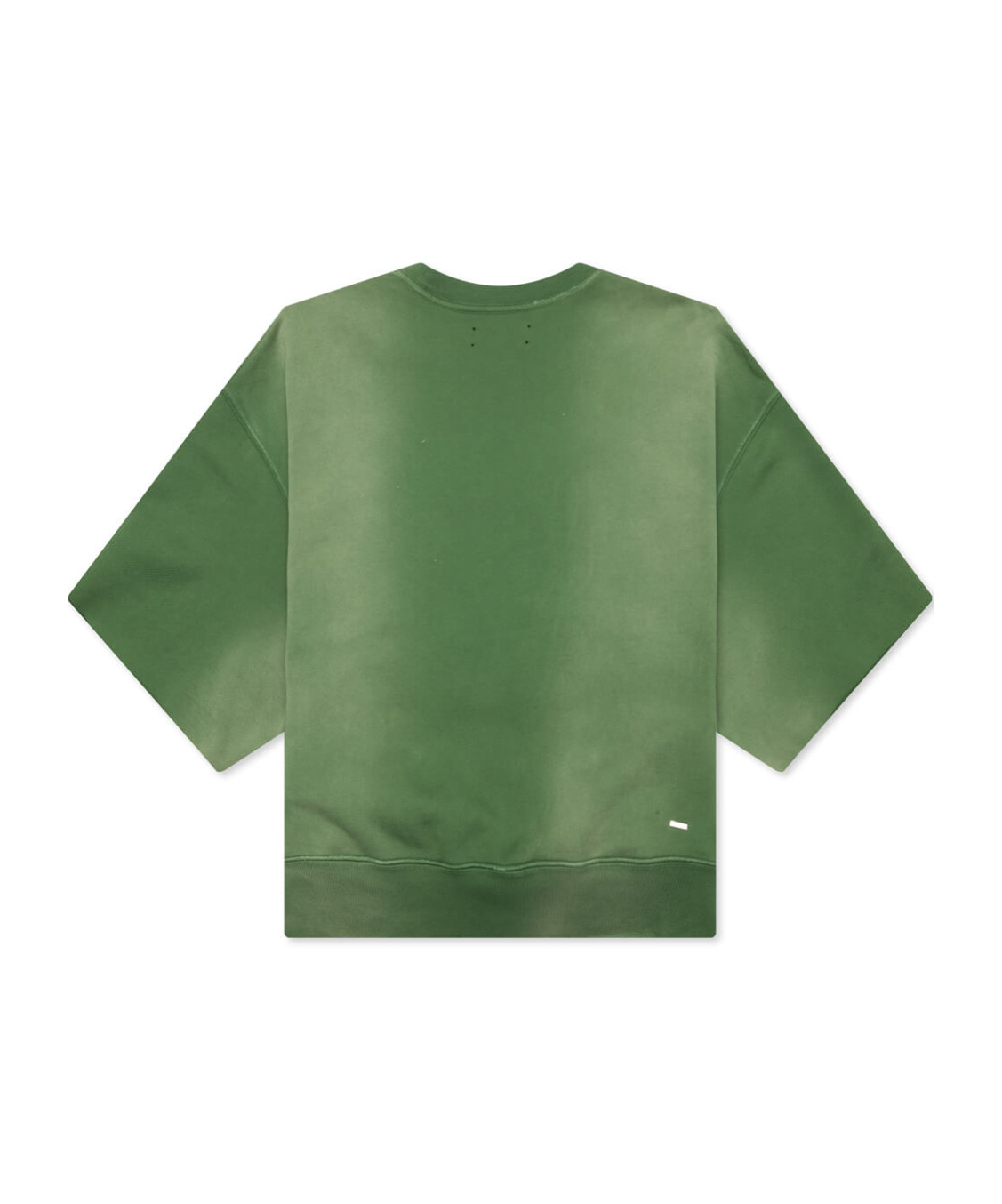 Amiri Crew-neck Short-sleeve Sweatshirt In Green