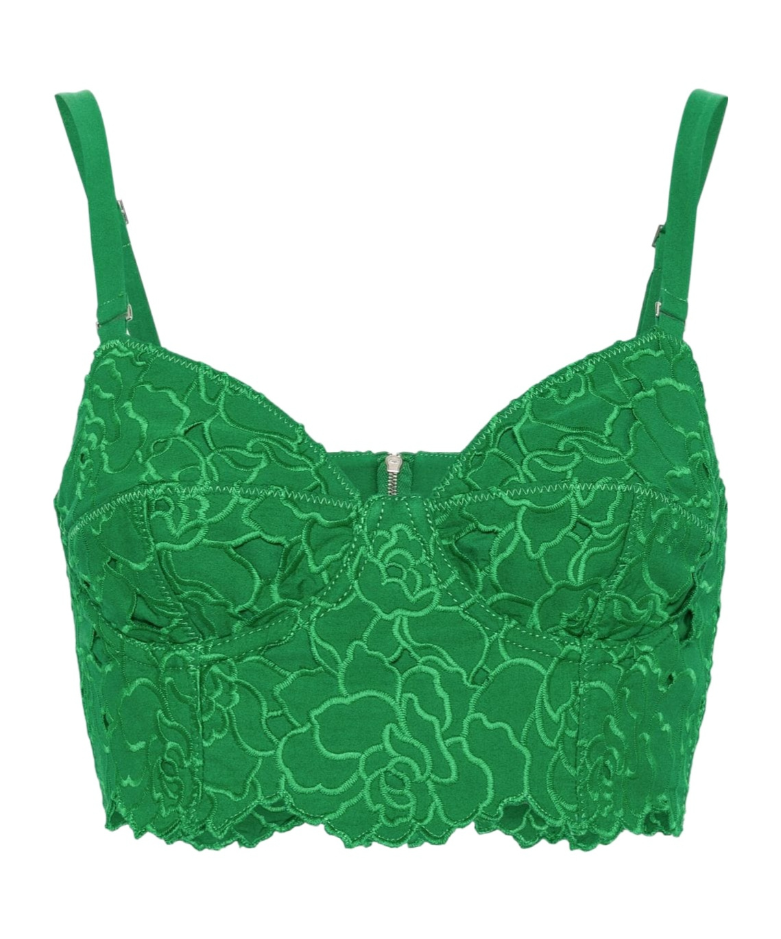 ERDEM EMBROIDERED BRALETTE TOP