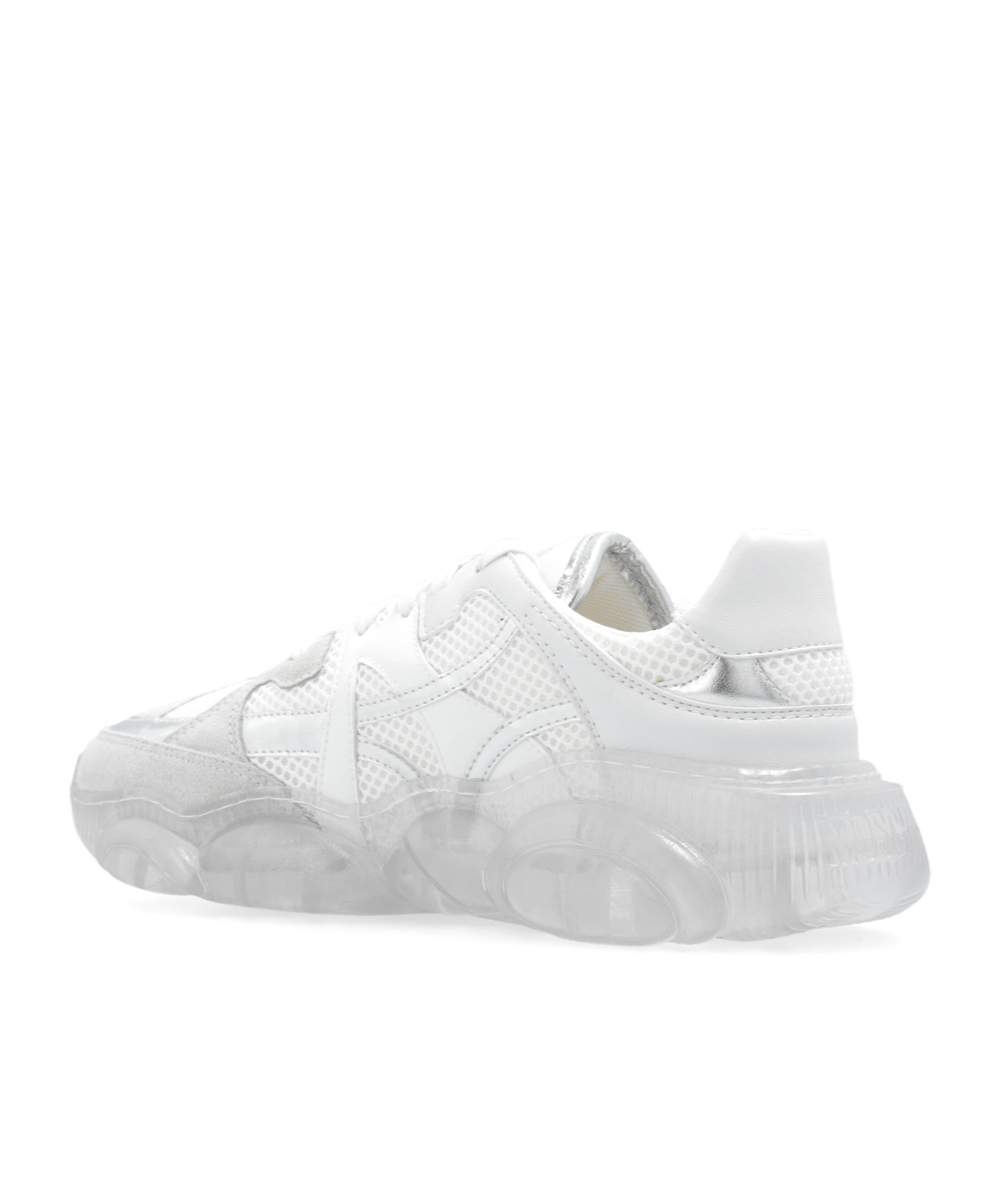Moschino Chunky Lace-up Sneakers In White