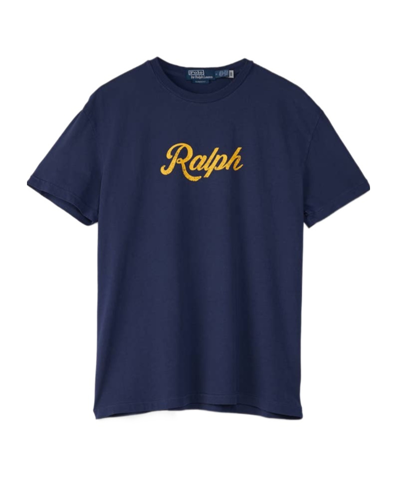 Polo Ralph Lauren Logo Printed Tshirt In Blue