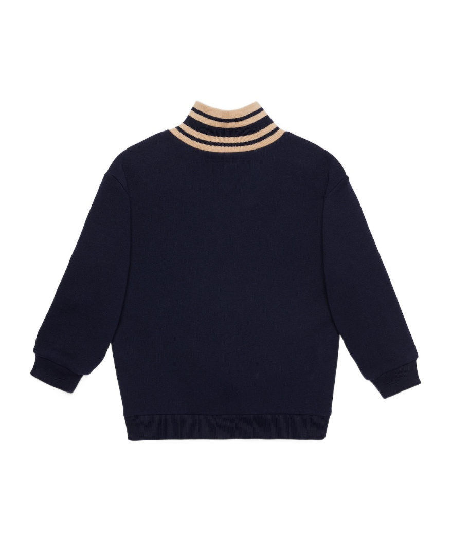 Gucci Zip-up Panelled Bomber Jacket In Black