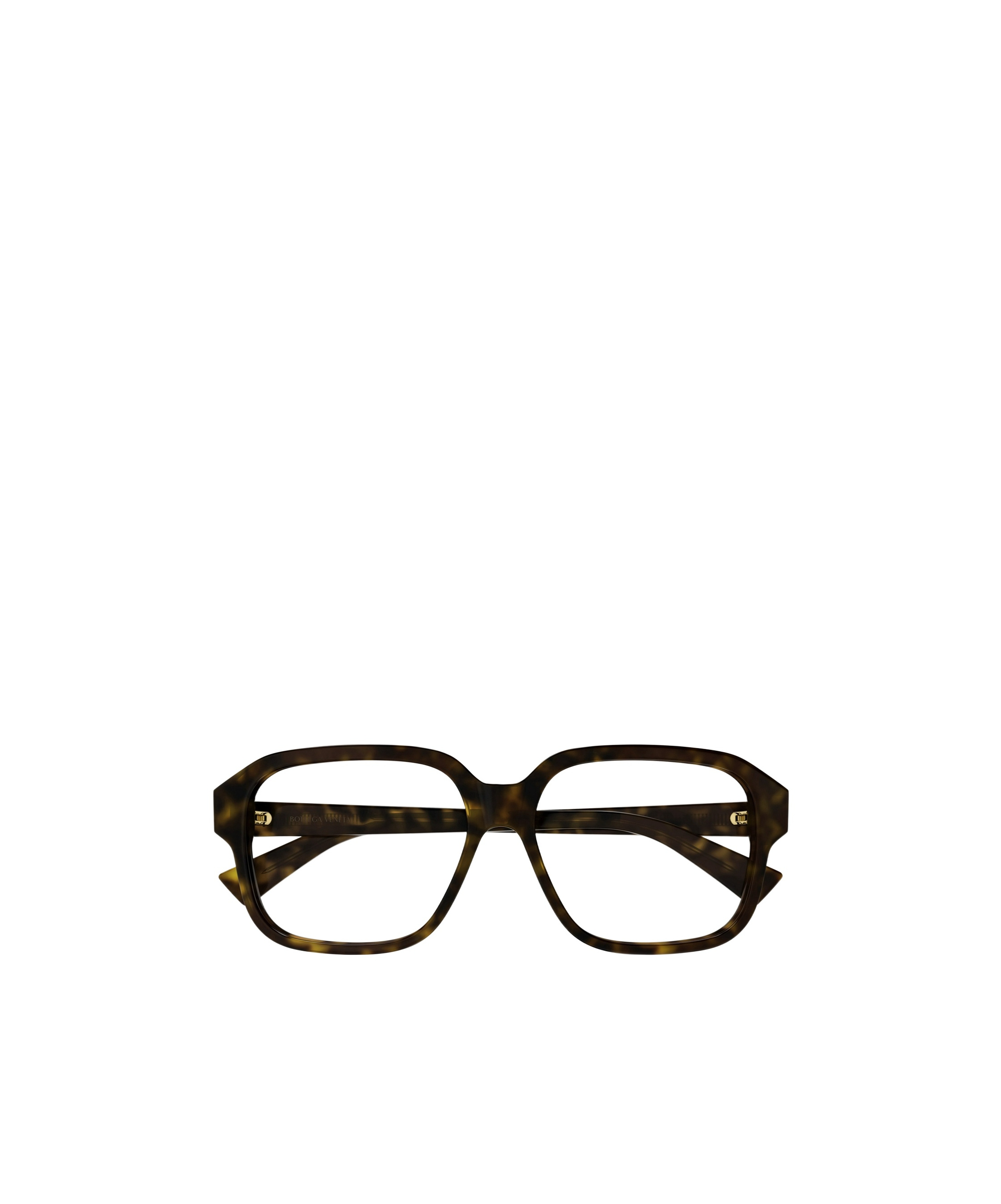Bottega Veneta Geometric Frame Flat Mirror In Black