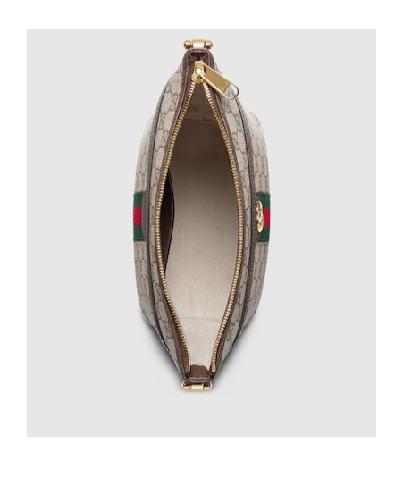 Gucci Mini Ophidia Gg Shoulder Bag In Nude