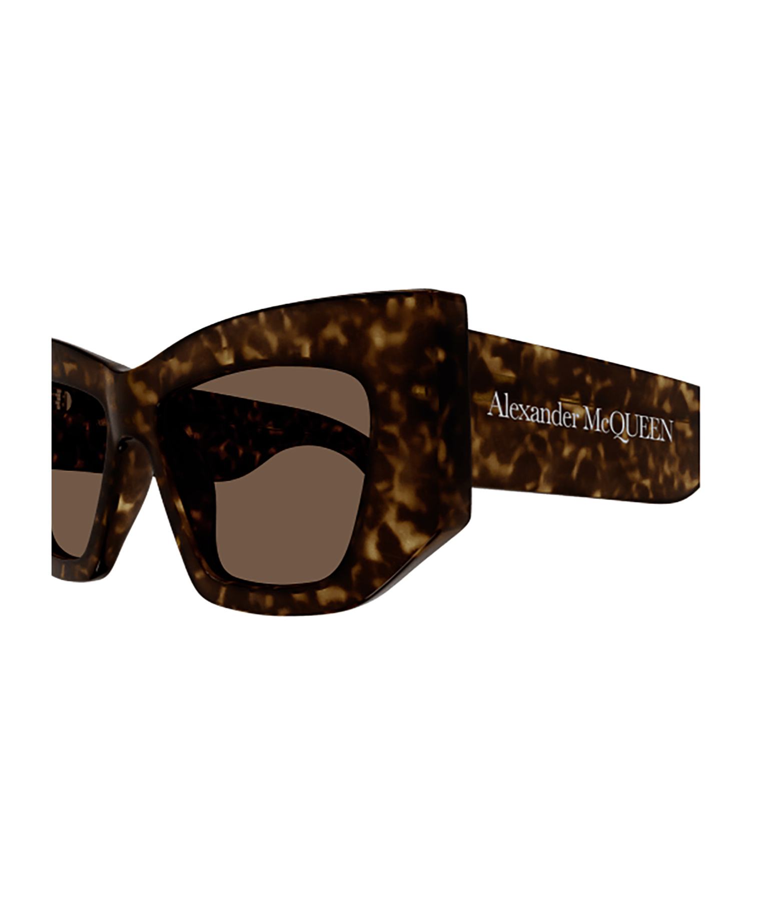 Alexander Mcqueen Eyewear Cat-eye Frame Sunglasses In Black