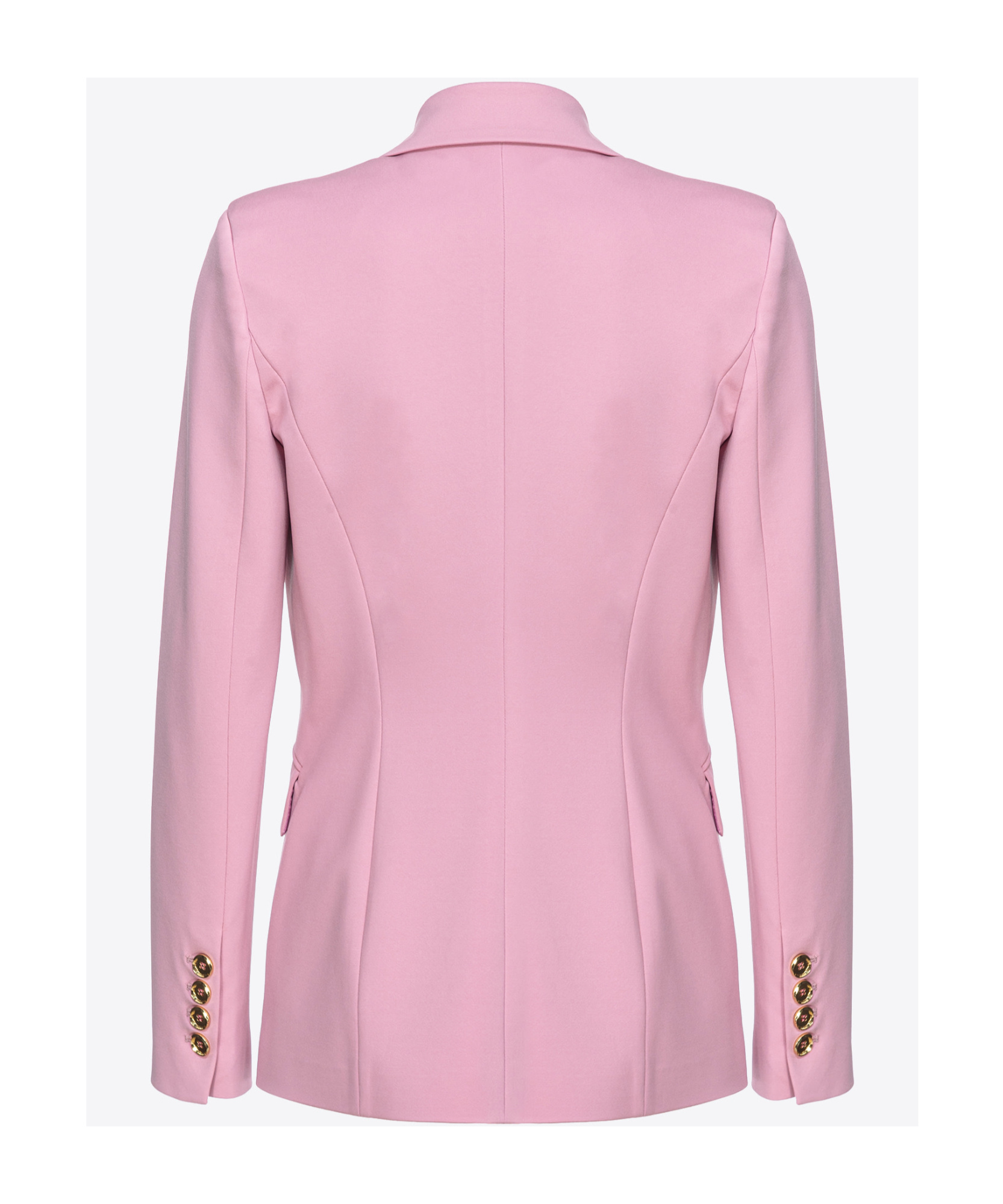 Pinko Single-breasted Blazer In Pink