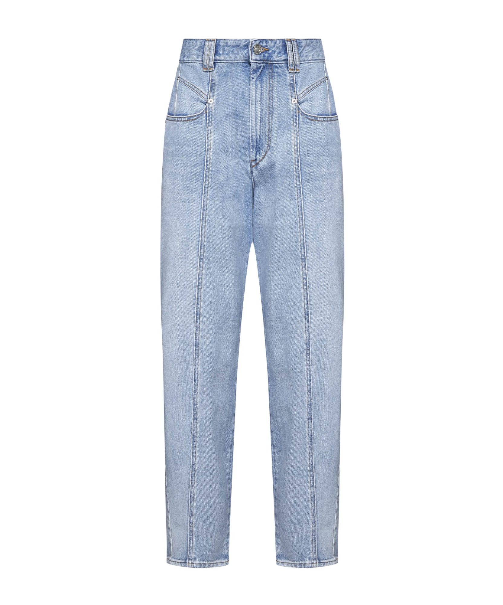 Shop Isabel Marant Vetan Pants In Blue