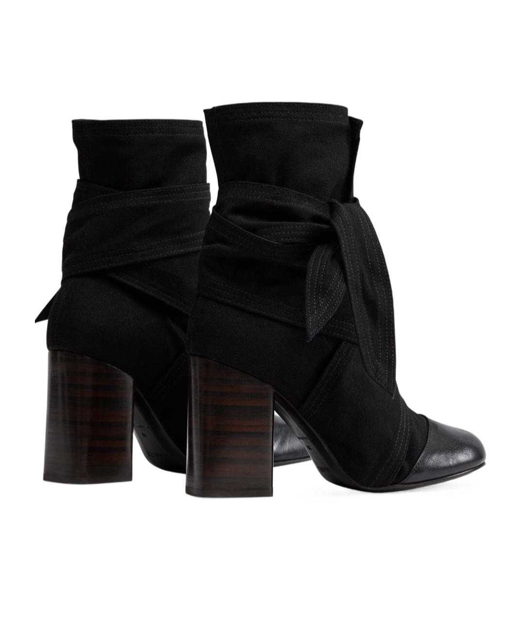 Lemaire Wrapped 90mm Boots In Black